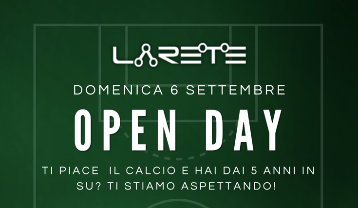 6 Settembre 2026: il nostro Open Day
